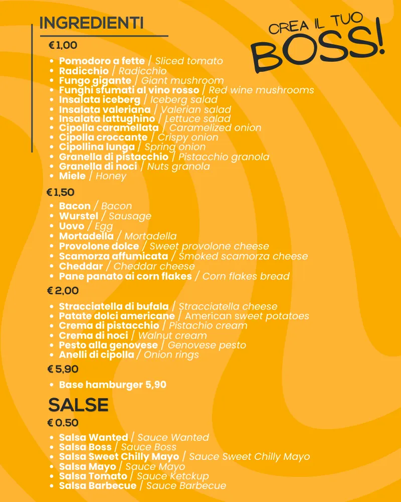 Menù Burger Boss — pagina 7 di 21