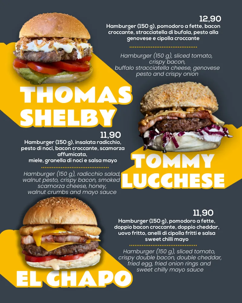 Menù Burger Boss — pagina 16 di 21